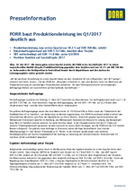 20170530 PORR baut Produktionsleistung im Q1 2017 deutlisch aus