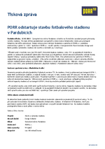 210312 Press Release Pardubice Stadion CZ
