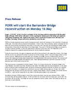TZ 220513 PORR Barrandov Bridge reconstruction start EN